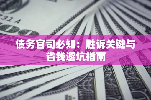 北京债务官司必知：胜诉关键与省钱避坑指南